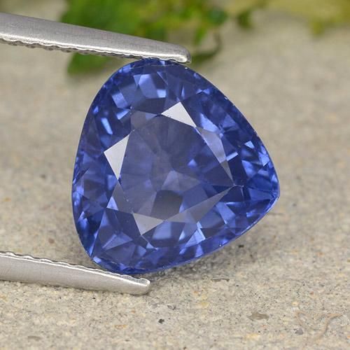 Saphir Bleu Barbeau naturelle En forme de poire, 4.81 ct, VS
