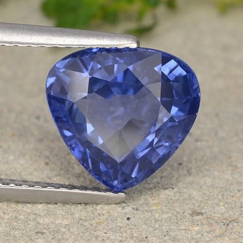Saphir Bleu Barbeau naturelle En forme de poire, 4.81 ct, VS