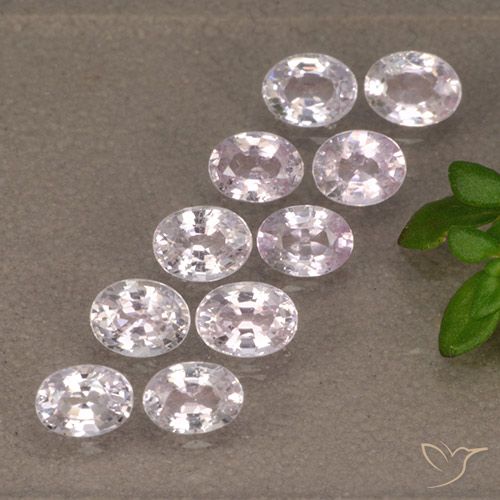 Achetez naturel 2,09ct rose lavande très clair saphir gems, coupe ovale, en provenance tanzanie chez gemselect. en stock, livraison internationale!