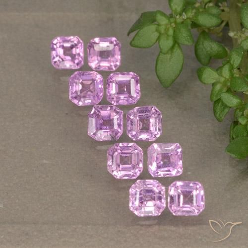 Shop natural 1.59ct Rose pourpre royal léger Saphir gems, Octogone / coupe Émeraude, from Tanzanie at GemSelect. In stock, global shipping!