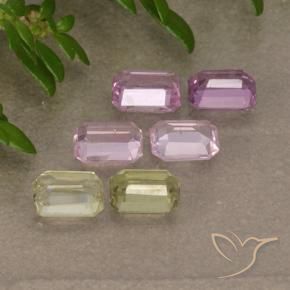 Shop natural 1.58ct Multicolore Saphir gems, Taille émeraude, from Tanzanie at GemSelect. In stock, global shipping!
