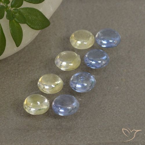 1.95ctw Naturel Multicolore Saphir, Tour, Transparent