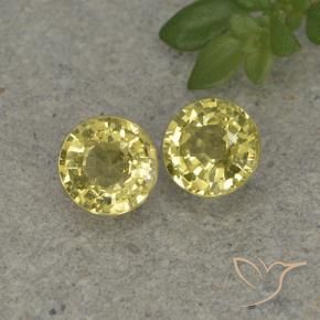 Shop natural 0.89ct Jaune clair Saphir gems, Tour, from Tanzanie at GemSelect. In stock, global shipping!
