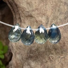 Shop natural 2.90ct Multicolore Saphir gems, Briolette, from Madagascar at GemSelect. In stock, global shipping!