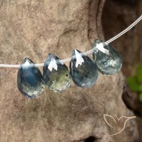 Shop natural 2.90ct Multicolore Saphir gems, Briolette, from Madagascar at GemSelect. In stock, global shipping!