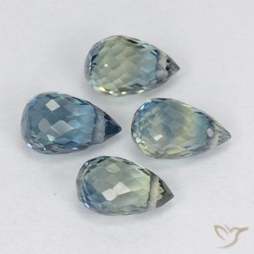 Shop natural 2.02ct Multicolore Saphir gems, Briolette, from Madagascar at GemSelect. In stock, global shipping!