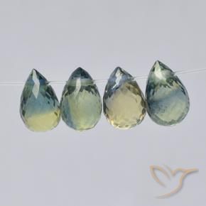 Shop natural 2.54ct Multicolore Saphir gems, Briolette, from Madagascar at GemSelect. In stock, global shipping!