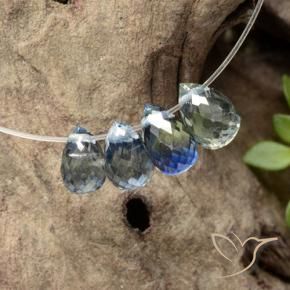 Shop natural 2.44ct Multicolore Saphir gems, Briolette, from Madagascar at GemSelect. In stock, global shipping!