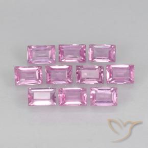Shop natural 1.04ct Rose pourpre royal léger Saphir gems, Baquette, from Madagascar at GemSelect. In stock, global shipping!