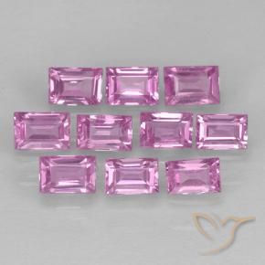Shop natural 1.08ct Rose clair Saphir gems, Baquette, from Madagascar at GemSelect. In stock, global shipping!