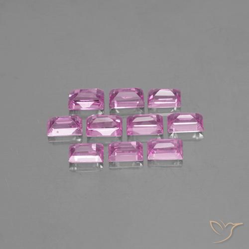 Shop natural 1.19ct Rose clair Saphir gems, Baquette, from Madagascar at GemSelect. In stock, global shipping!