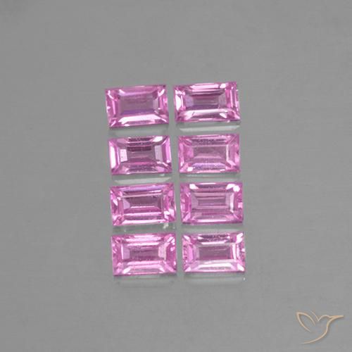 Shop natural 1.03ct Rose pourpre royal léger Saphir gems, Baquette, from Madagascar at GemSelect. In stock, global shipping!