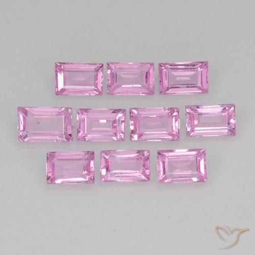 Shop natural 1.05ct Rose pourpre royal très clair Saphir gems, Baquette, from Madagascar at GemSelect. In stock, global shipping!