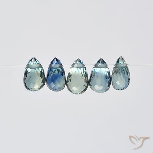 Shop natural 1.96ct Multicolore Saphir gems, Briolette, from Madagascar at GemSelect. In stock, global shipping!