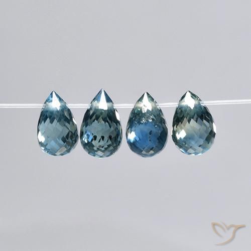 Shop natural 2.78ct Bleu Saphir gems, Briolette, from Madagascar at GemSelect. In stock, global shipping!