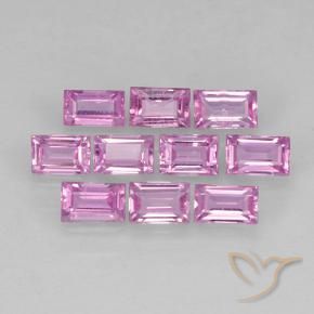 Shop natural 1.18ct Rose clair Saphir gems, Baquette, from Madagascar at GemSelect. In stock, global shipping!