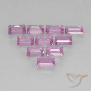 Shop natural 1.18ct Rose clair Saphir gems, Baquette, from Madagascar at GemSelect. In stock, global shipping!