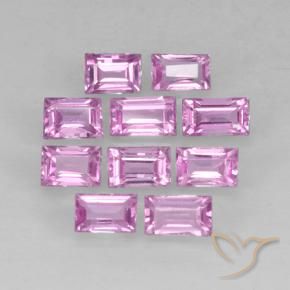 Shop natural 1.19ct Rose pourpre royal léger Saphir gems, Baquette, from Madagascar at GemSelect. In stock, global shipping!