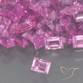 Saphir Pourpre moyen naturelle Baquette, 0.11 ct, VS