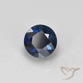 Saphir Bleu nuit naturelle Tour, 0.58 ct, VVS-VS