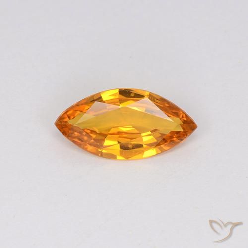 1.00ct Naturel Or Saphir, Marquise, VVS