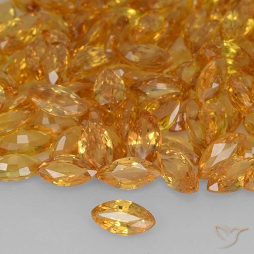 Saphir Or naturelle Marquise, 0.20 ct, VVS-VS