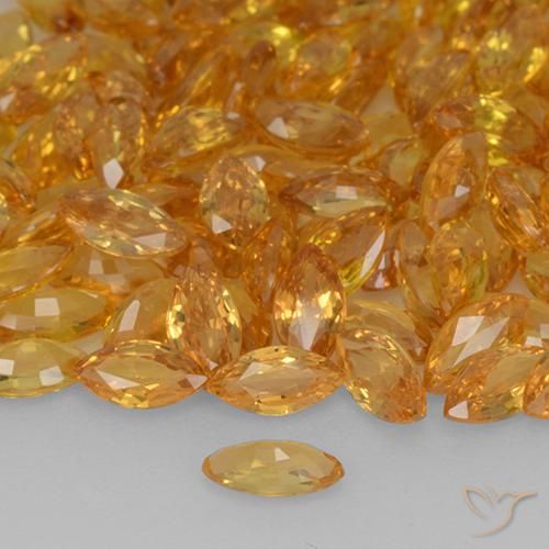 Saphir Or naturelle Marquise, 0.20 ct, VVS-VS