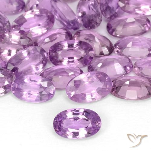 0.28ct Naturel Pourpre rosâtre moyen Saphir, ovale, VVS-VS