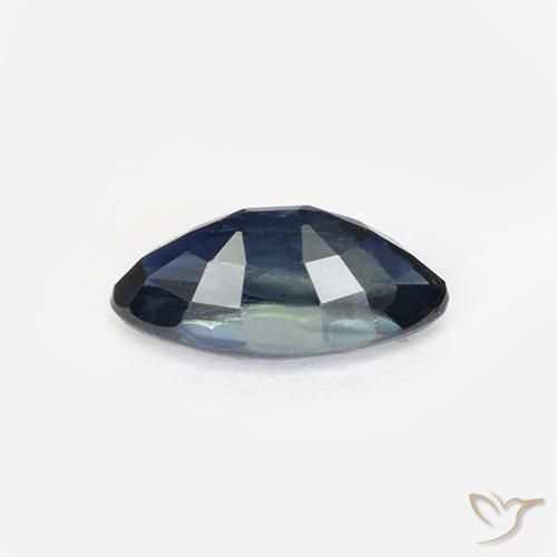 Saphir Bleu crépuscule naturelle Marquise, 0.92 ct, VS