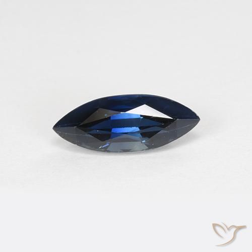 0.97ct Naturel Bleu crépuscule Saphir, Marquise, VS