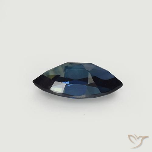 Saphir Bleu nuit naturelle Marquise, 1.03 ct, VVS-VS