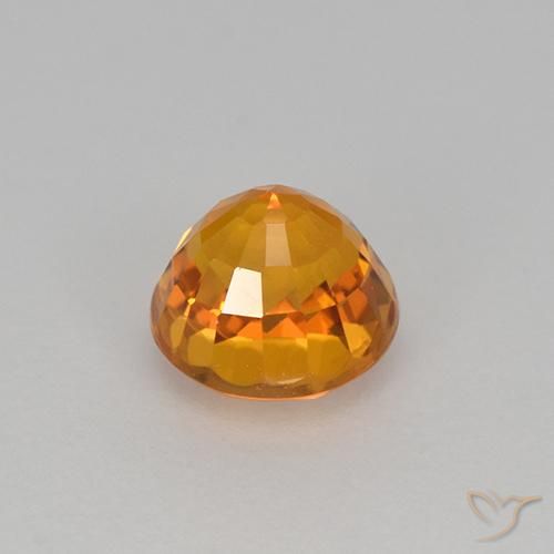 Saphir Or orange foncé naturelle Tour, 0.98 ct, VVS