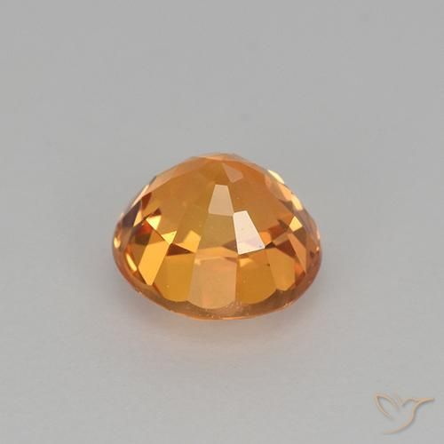 Saphir Orange foncé naturelle Tour, 1.00 ct, VVS