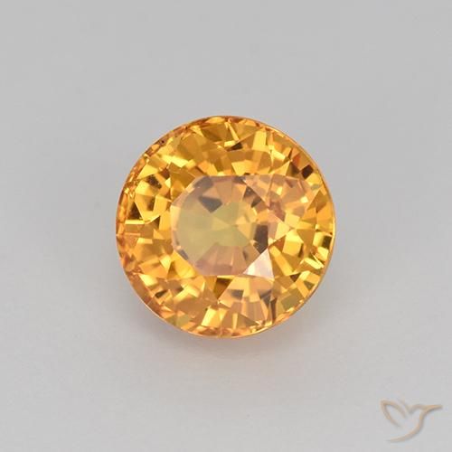 Saphir Orange moyen naturelle Tour, 1.16 ct, VVS