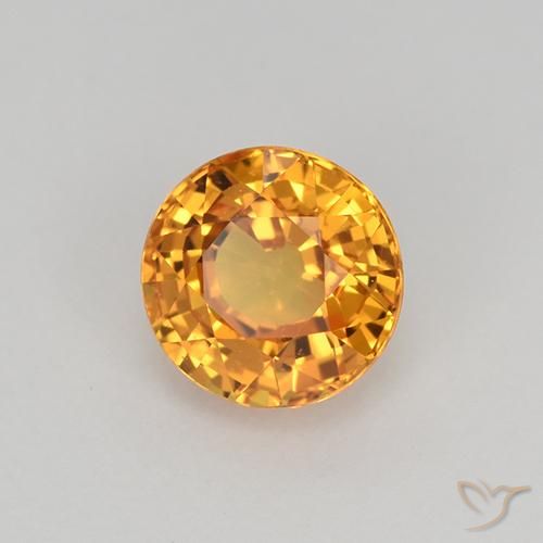Saphir Orange moyen naturelle Tour, 1.03 ct, VVS