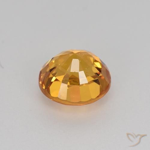 Saphir Orange moyen naturelle Tour, 1.03 ct, VVS