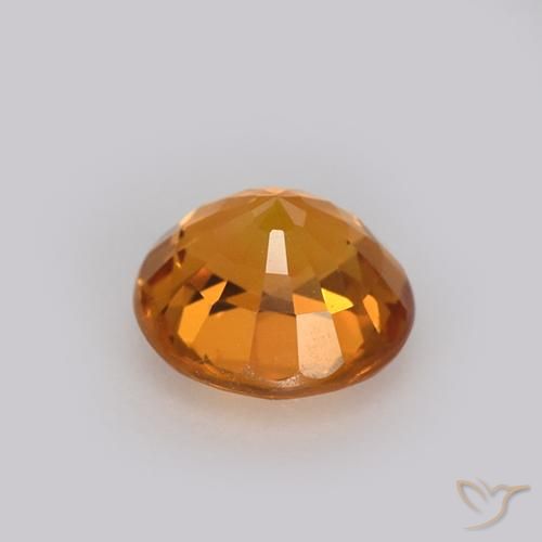 Saphir Or orange foncé naturelle Tour, 0.99 ct, VVS