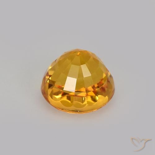 Saphir Orange moyen naturelle Tour, 1.03 ct, VVS