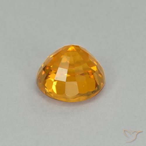Saphir Or orange foncé naturelle Tour, 1.00 ct, VVS