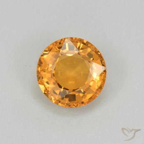 1.01ct Naturel Orange moyen Saphir, Tour, VVS