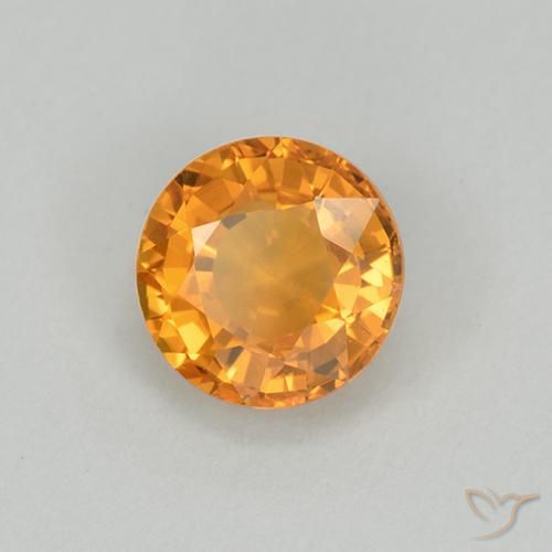 Saphir Orange moyen naturelle Tour, 1.01 ct, VVS