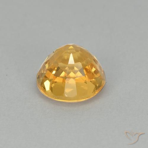 Saphir Doré foncé naturelle Tour, 1.05 ct, VVS