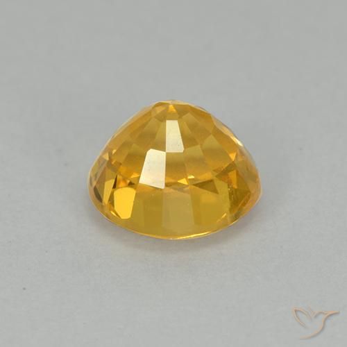 Saphir Doré profond naturelle Tour, 1.14 ct, VVS