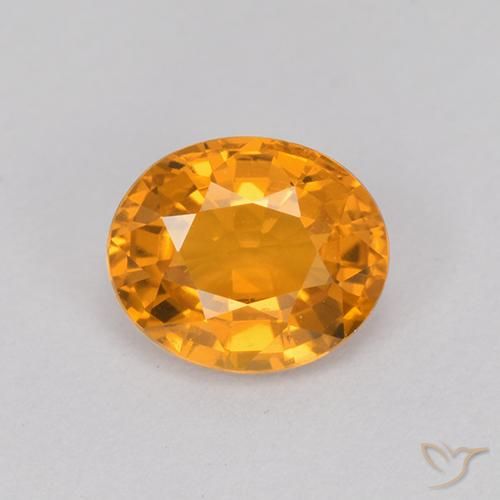 1.07ct Naturel Or Saphir, ovale, VVS