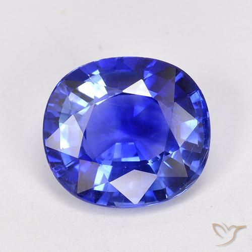4.14ct Naturel Bleu Barbeau Saphir, ovale, VS
