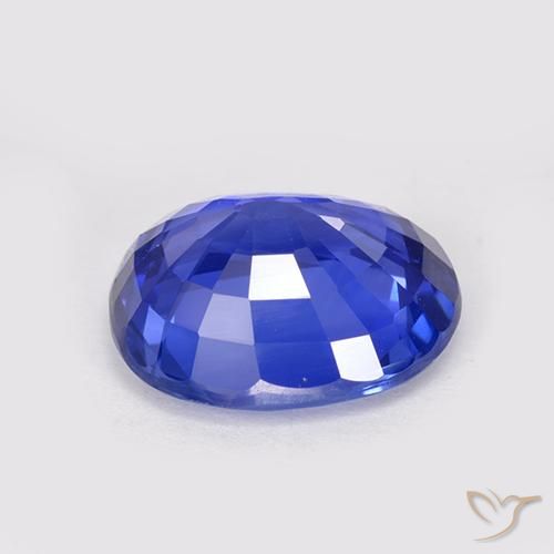 Saphir Bleu Barbeau naturelle ovale, 3.24 ct, VS