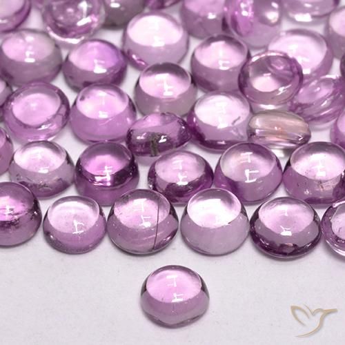 Saphir Pourpre violet rosâtre naturelle Tour, 0.22 ct, Transparent