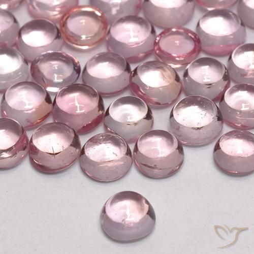 0.22ct Naturel Rose bubblegum léger Saphir, Tour, Transparent