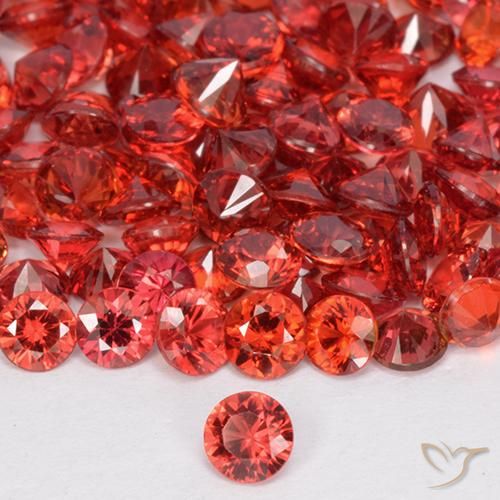 Saphir Rouge moyen-foncé naturelle Tour, 0.14 ct, VS