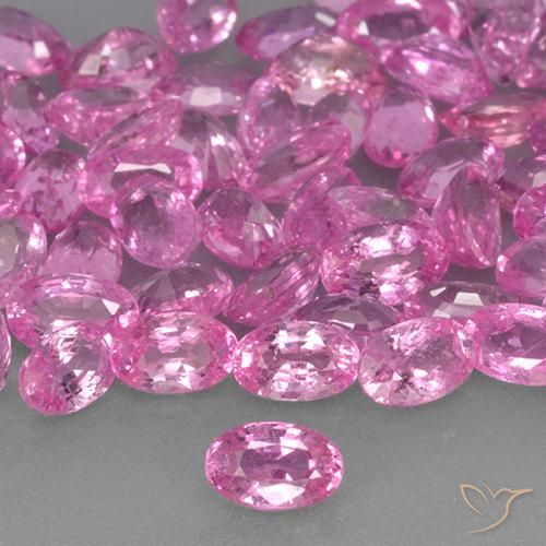 0.31ct Naturel Rose moyen Saphir, ovale, VS